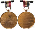 MEDAILLE 1878 FRANCE Souvenir de lascension en ballon captif au-dessus de l´Exposition VZ
