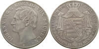SACHSEN ALBERTINISCHE LINIE 2 TALER Johann 1854-1873 -