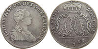 SACHSEN ALBERTINISCHE LINIE 2/3 TALER Friedrich August III. 1763-1806 -