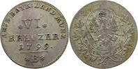 6 KREUZER 1799 BRANDENBURG PREUßEN Friedrich Wilhelm III. 1797-1840 SS+