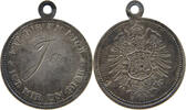 20 PFENNIG GROSSE MEDAILLE  KAISERREICH WIE DIR UM MICH IST MIR UM DICH SS
