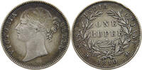 INDIA BRITISH 1 RUPEE VICTORIA (1837-1901) EAST INDIA COMPANY -