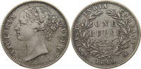 INDIA BRITISH 1 RUPEE VICTORIA (1837-1901) EAST INDIA COMPANY -