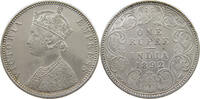 INDIA BRITISH 1 RUPEE VICTORIA (1837-1901) BOMBAY -