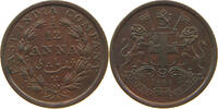 INDIA BRITISH 1/12 ANNA VICTORIA (1837-1901) -