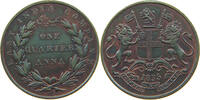 INDIA BRITISH 1/4 ANNA WILLIAM IV. (1830-1837) 446.2 -