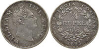 INDIA BRITISH 1/4 RUPEE WILLIAM IV. (1830-1837) EAST INDIA COMPANY -