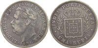 INDIA PORTUGUESE 1 RUPIA LOUIS I. (1861-1889) -