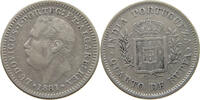 INDIA PORTUGUESE 1/4 RUPIA LOUIS I. (1861-1889) -