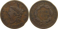 UNITED STATES OF AMERICA LARGE CENT CORONET HEAD -
