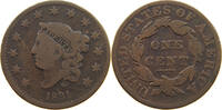 UNITED STATES OF AMERICA LARGE CENT CORONET HEAD -
