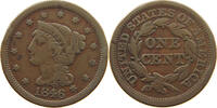 UNITED STATES OF AMERICA LARGE CENT BRAIDED HAIR MEDIUM DATE -