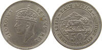 50 CENTS 1949 EAST AFRICA GEORGE VI. (1936-1952) SS-VZ