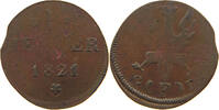 FRANKFURT 1 HELLER 1821 S 5.20 £  +  6.06 £ shipping
