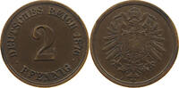 KAISERREICH 2 PFENNIG 1876 A SS 13.00 £  +  6.06 £ shipping