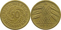 WEIMARER REPUBLIK 50 RENTENPFENNIG 1924 A SS 13.00 £  +  6.06 £ shipping