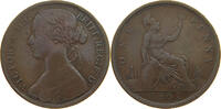 GREAT BRITAIN 1 PENNY 1861 VICTORIA (1837-1901) S 13.00 £  +  6.06 £ shipping