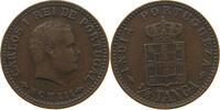 INDIA PORTUGUESE 1/8 TANGA CARLOS I. (1889-1908) -