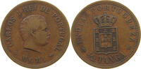 INDIA PORTUGUESE 1/2 TANGA CARLOS I. (1889-1908) -