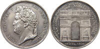 Frankreich Medaille Silbermedaille 1836 (v.Barre) a.d. Enthüllung des Arc de l´Etoile -