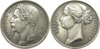 Frankreich Medaille Médaille en Etain Eugenie Impératrice, épouse de Napoléon III -