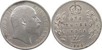INDIA RUPEE Edward VII., 1901 - 1910 -