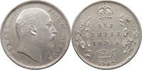 INDIA RUPEE Edward VII., 1901 - 1910 -