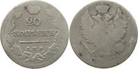 RUSSIA 20 KOPEKS Alexander I., 1801 - 1825 -