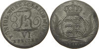 WÜRTTEMBERG 6 KREUZER Friedrich I. 1806-1816. -