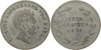 BADEN 10 KREUZER Ludwig 1818-1830. -