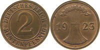 WEIMARER REPUBLIK 2 RENTENPFENNIG -