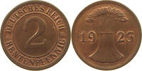 WEIMARER REPUBLIK 2 RENTENPFENNIG -