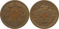 SWITZERLAND 2 RAPPEN -
