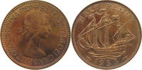 GREAT BRITAIN HALFPENNY Elisabeth II. (1952-) -