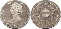 GREAT BRITAIN MEDAL Queen Elizebeth II Silver Jubilee Commemorative Medallion 1952-1977 -