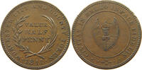 Großbritannien Token Worcester City and County token, George III. 1760-1820. -