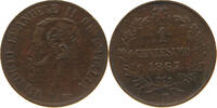 ITALY SARDINIA CENTESIMO Vittorio Emanuele II. 1861 - 1878 -