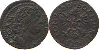POLAND SOLIDUS SCHILLING Johann Casimir 1649-1668 -