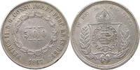 BRAZIL 500 REIS Pedro II. -