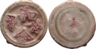 SIAM THAILAND TOKEN Siamese Gambling token Porzellan, PORCELAIN -