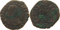 PAPAL STATES QUATTRINO GREGOR XV. 1623 FERRARA -