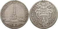PAPAL STATES PIASTRA OBELISK CLEMENS XI. VERY RARE -