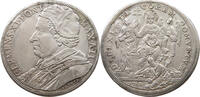 PAPAL STATES PIASTRA PIASTRA 1703 CLEMENS XI. VERY RARE -