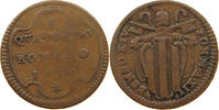 PAPAL STATES QUATTRINO BENEDICT XIV. -