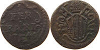 PAPAL STATES QUATTRINO FERRARA BENEDICT XIV. -