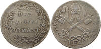 PAPAL STATES 2 CARLINI PIUS VI. -
