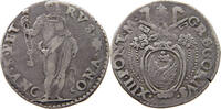 PAPAL STATES TESTONE GREGOR XIII 1572-1585 ANCONA -