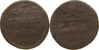 PAPAL STATES QUATTRINO ROM CLEMENS XII. 1730-1740 -