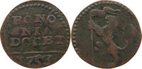 PAPAL STATES QUATTRINO BOLOGNA BENEDICT XIV. 1740-1758 -