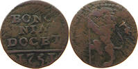 PAPAL STATES QUATTRINO BOLOGNA BENEDICT XIV. 1740-1758 -